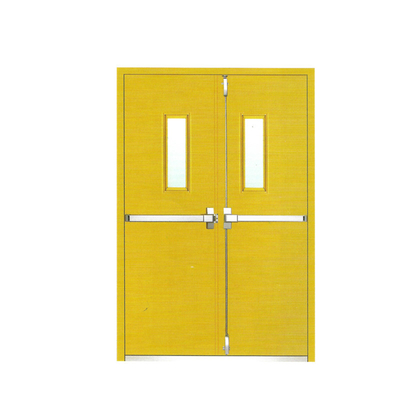BS476 Push Pull Hotel Swing 1.5H Steel Fire Exit Doors