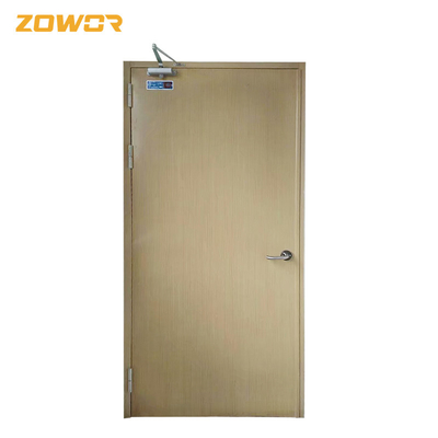 Single Swing Galvanized Steel Right Hand FD30 Fire Door /  Fire Door 40 mm